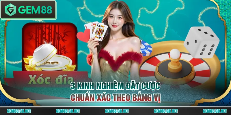 3 kinh nghiệm đặt cược chuẩn xác theo bảng vị