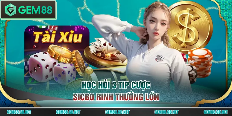 Học hỏi 3 tip cược Sicbo rinh thưởng lớn